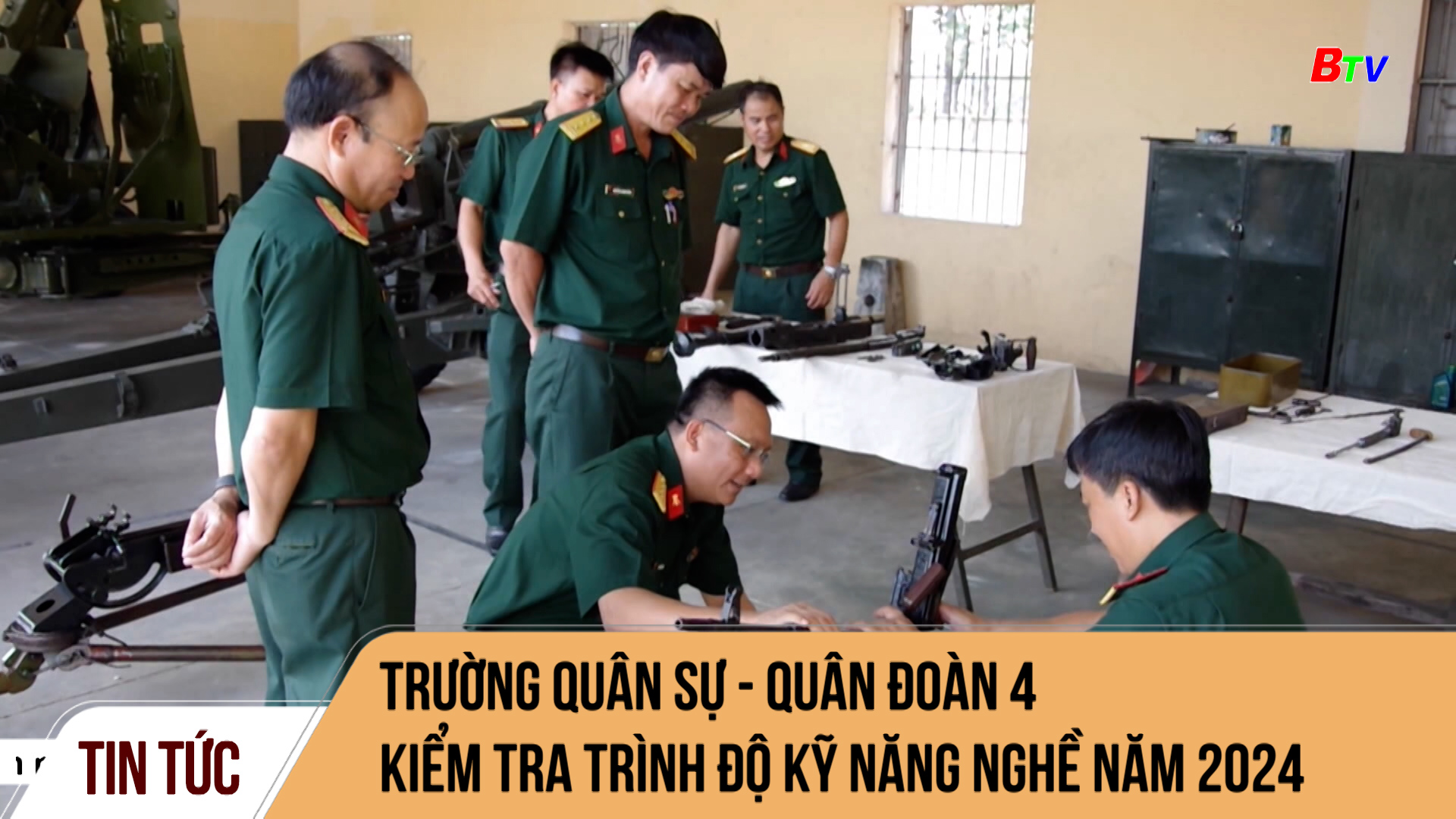 Trường Quân sự - Quân đoàn 4 kiểm tra trình độ kỹ năng nghề năm 2024